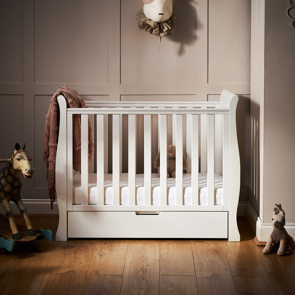 Obaby Stamford Space Saver Sleigh Cot (2 colours)