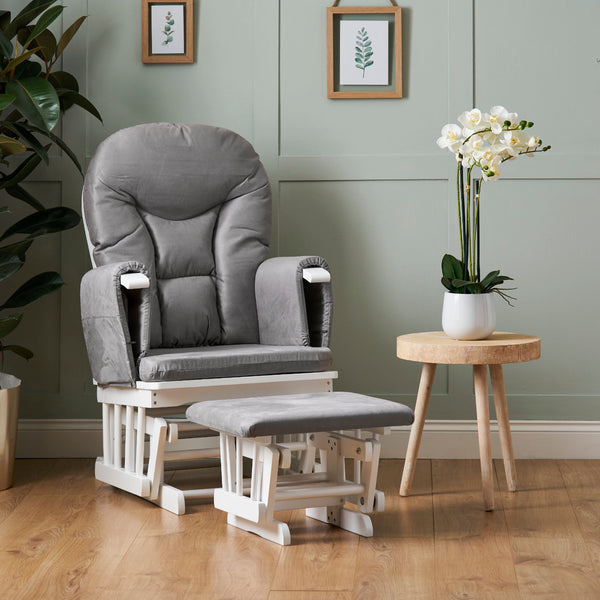 Obaby Reclining Glider Chair and Stool (2 colours)