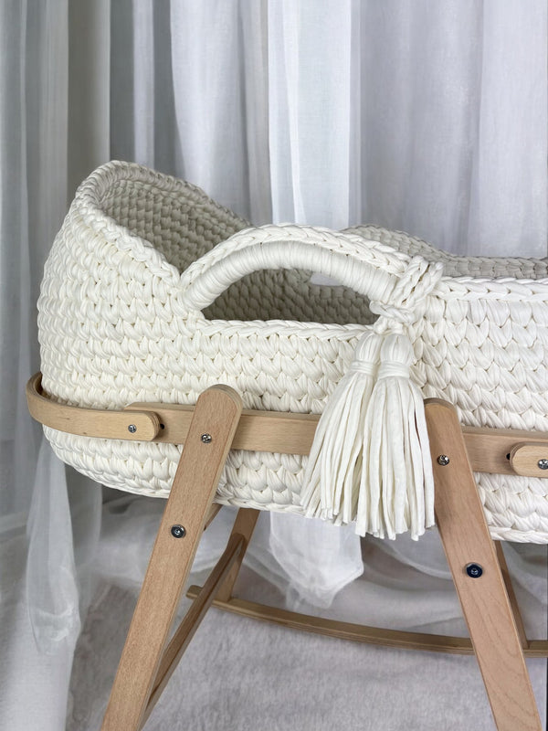 Handmade Crochet Moses Baskets – Safe & Stylish Baby Sleep Options ...