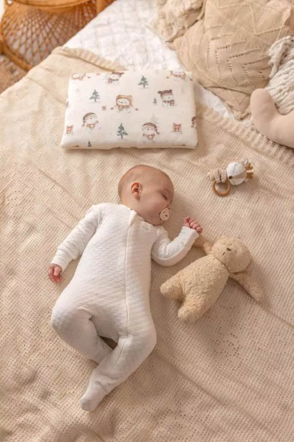 Quilted best sale sleepsuit baby