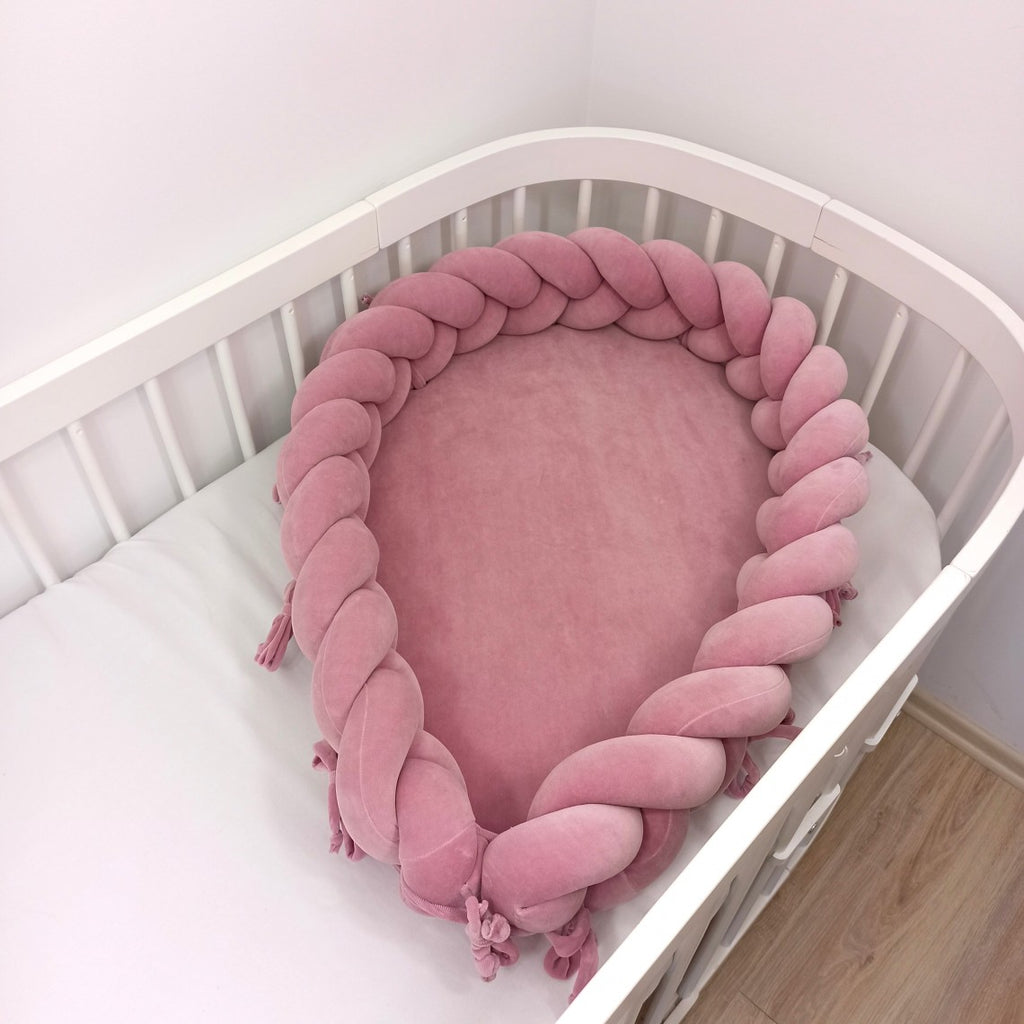 Plaited Bow Baby Nest- 8 colours available! – The Cosy Baby
