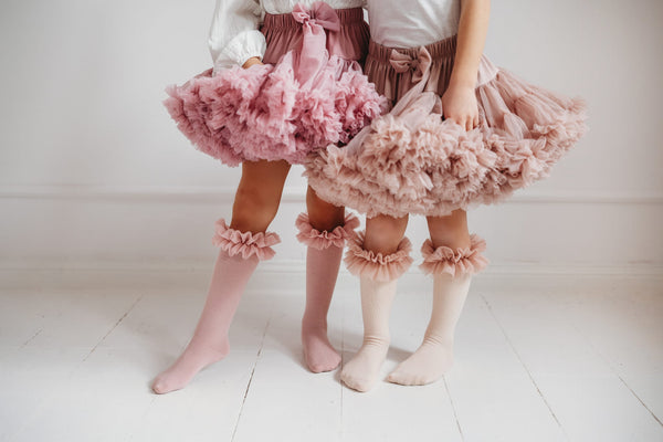 Mama's Feet Children's Knee-High Socks - Tutu | Dirty Pink