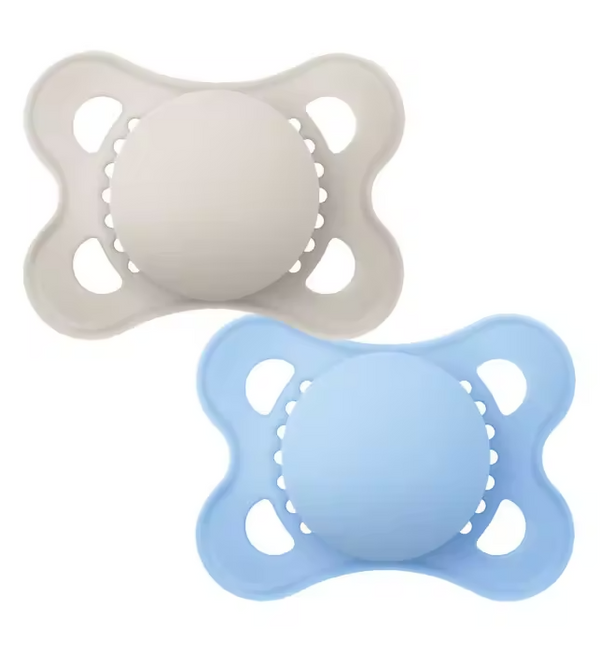 MAM Newborn Original Soother 2 Pack 0+M - Colours of Nature - Blue