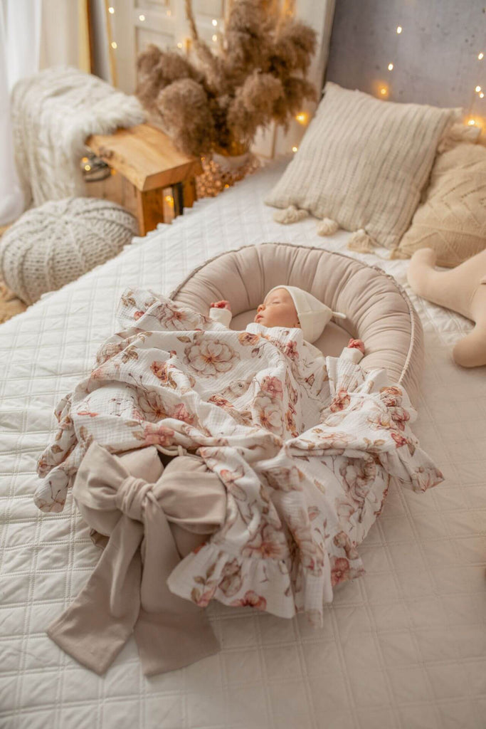 Soft Linen Handmade Baby Nest - Premium Quality & Comfort