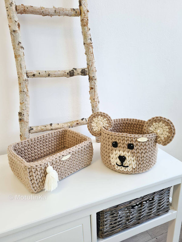 Handmade Storage Basket for Baby Nursery
